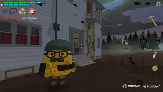 Cheese Character and Dancing Dog in Twilight Setting – AI Generated Video | Hailuo AI