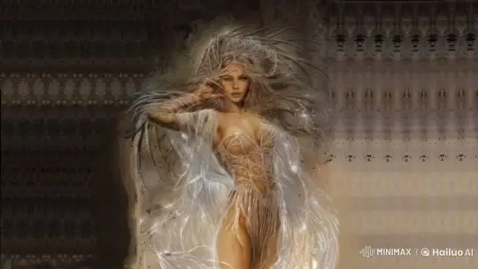 Enchanted Figure in Majestic Fantasy Costume – AI Generated Video | Hailuo AI