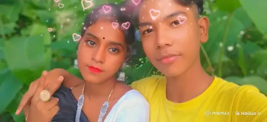 Romantic Couple in Lush Greenery with Loving Kiss – AI Generated Video | Hailuo AI