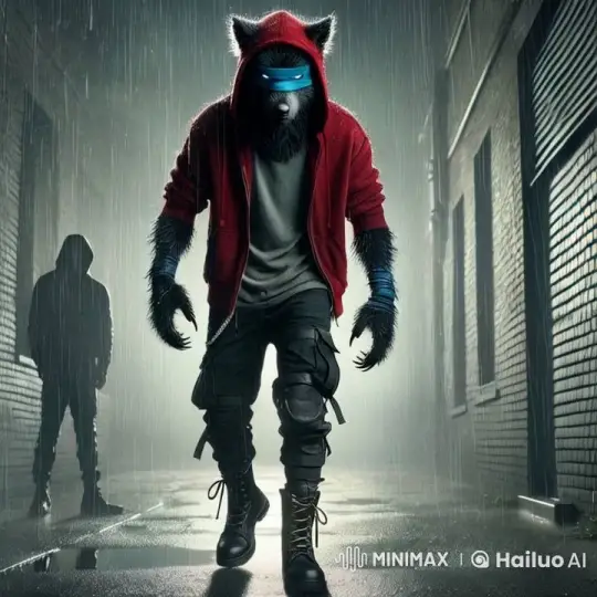 Lonely Figure Reflects in Rain in Dark Alley – AI Generated Video | Hailuo AI