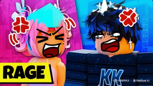 Animated Characters' Intense Anger Display – AI Generated Video | Hailuo AI
