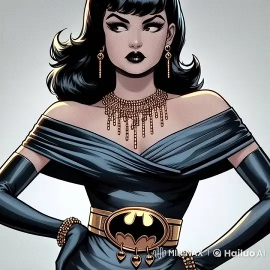 Batwoman in Glamorous DC-Inspired Live2D Animation – AI Generated Video | Hailuo AI