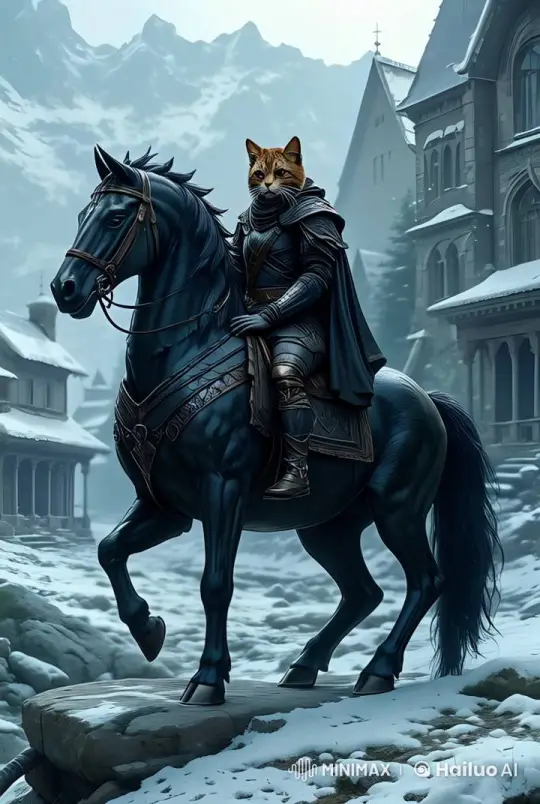 Khajiit Dovahkiin on Daedric Horse in Skyrim – AI Generated Video | Hailuo AI