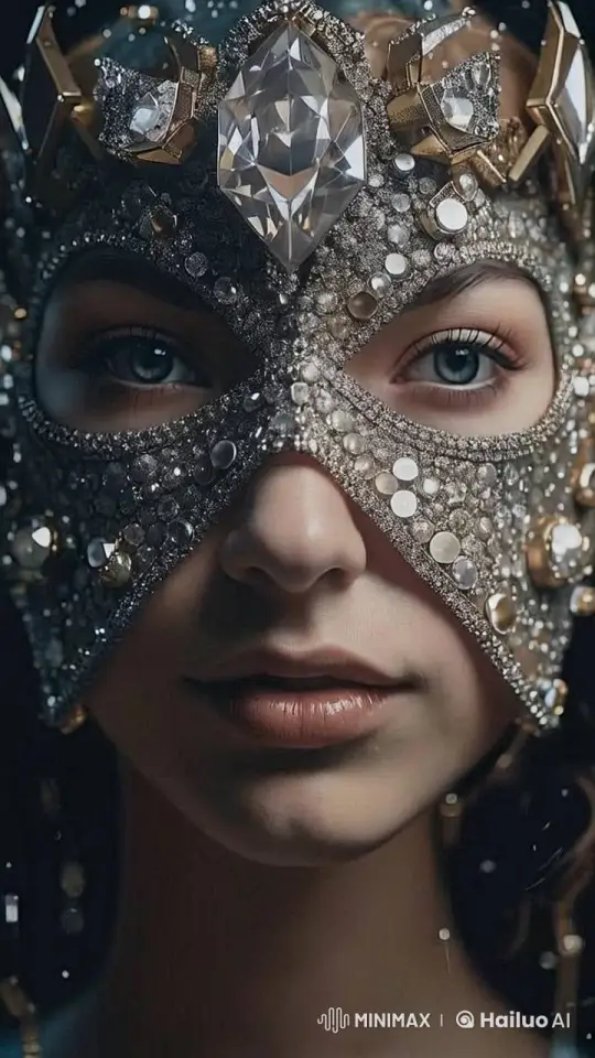 Elegant Crown Sparkles with Graceful Movements – AI Generated Video | Hailuo AI