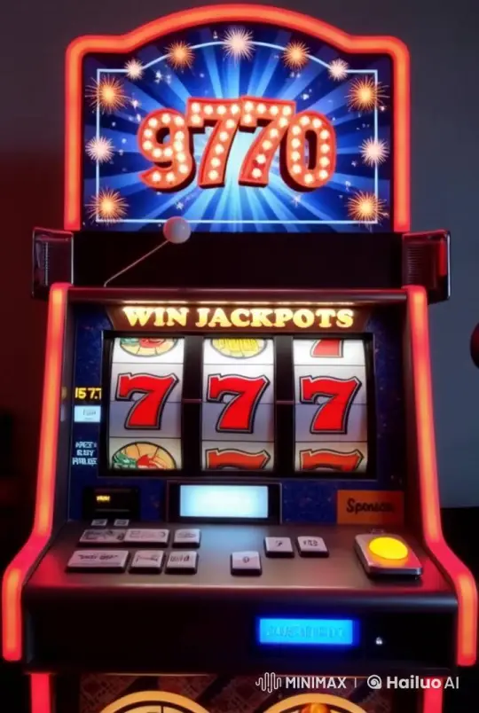 Slot Machine Jackpot: Vibrant Reels and Celebratory Win – AI Generated Video | Hailuo AI