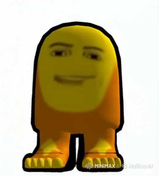 Yellow Character Dancing Energetically with Joy – AI Generated Video | Hailuo AI