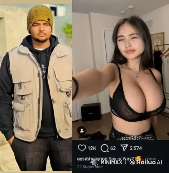 Two Individuals Share an Intimate Kiss in a Neutral Room – AI Generated Video | Hailuo AI