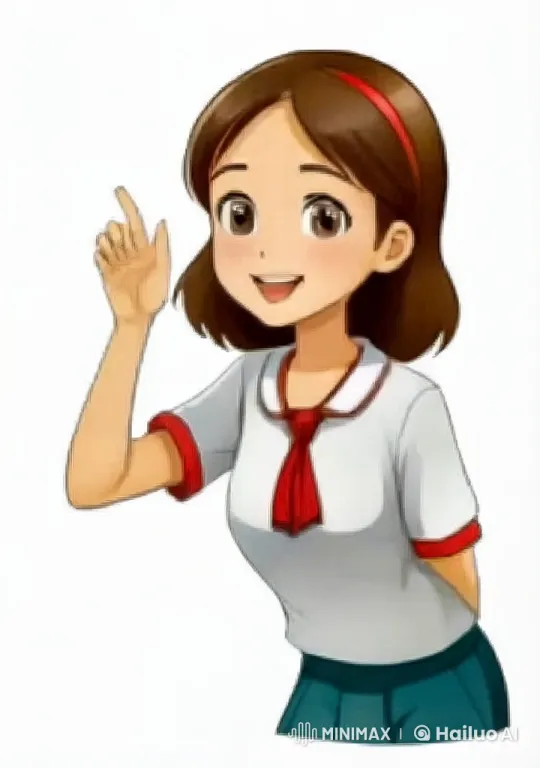 Female Anime Character in School Uniform - Dynamic Pose – AI Generated Video | Hailuo AI