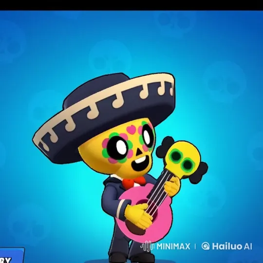 Blue Mariachi Dancer with Pink Guitar – AI Generated Video | Hailuo AI