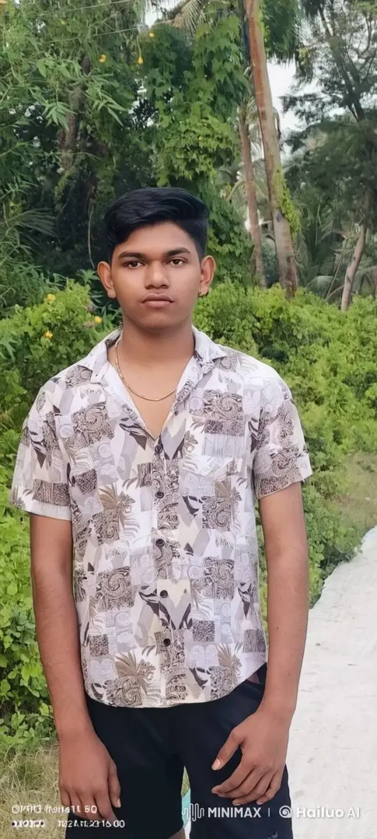 Young Man Reveals Six-Pack in Lush Green Setting – AI Generated Video | Hailuo AI