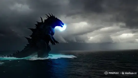 Godzilla Dominates Nature in Cinematic Masterpiece – AI Generated Video | Hailuo AI