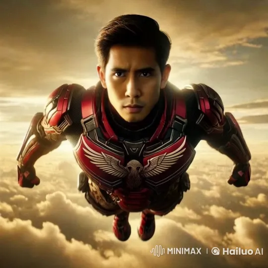 Armored Hero Zips Through Space-Time Tunnel – AI Generated Video | Hailuo AI