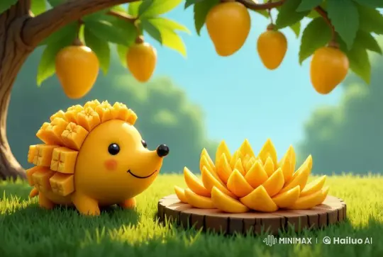 Charming Hedgehog Walks in Sunny Outdoor Setting – AI Generated Video | Hailuo AI