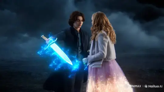 Epic Sword Fight in Ethereal Landscape – AI Generated Video | Hailuo AI
