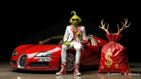 The Grinch's Glamorous Moonwalk Performance – AI Generated Video | Hailuo AI