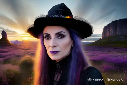 Ancient Priestess Enchants in Sunrise-Lit Flower Field – AI Generated Video | Hailuo AI