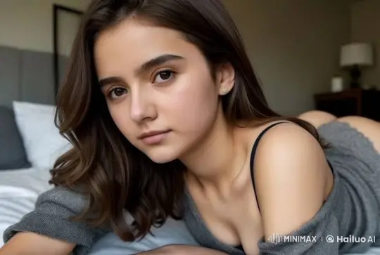 Girl Taking Cozy Bedroom Selfie in Live2D Animation – AI Generated Video | Hailuo AI