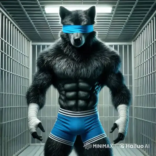Anthropomorphic Wolf Escapes from Prison Cell – AI Generated Video | Hailuo AI