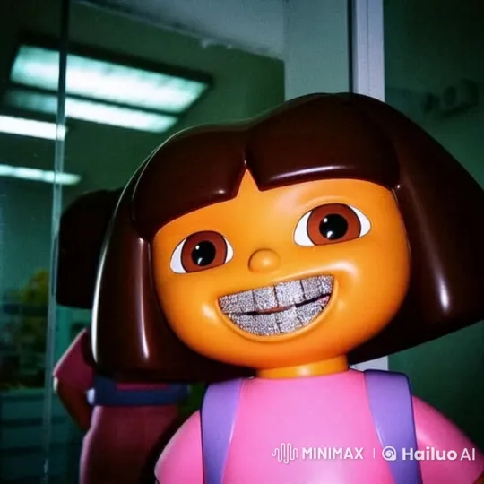 Animated Character Showcases Sparkling Diamond Teeth – AI Generated Video | Hailuo AI
