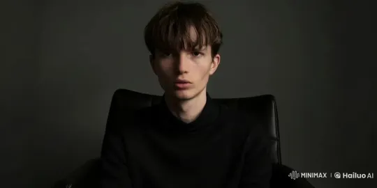 Intense Portrait of a Person in Deep Conversation – AI Generated Video | Hailuo AI