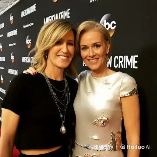 American Crime Event: Two Women Share Tender Kiss on Red Carpet – AI Generated Video | Hailuo AI