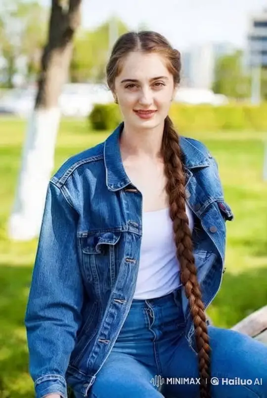Person Sitting on Bench in Park with Natural Surroundings – AI Generated Video | Hailuo AI