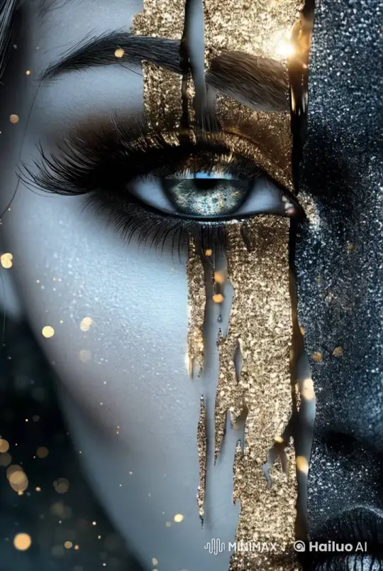 Woman Slowly Blinking Her Beautiful Eye – AI Generated Video | Hailuo AI