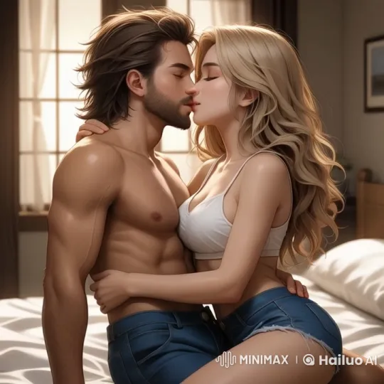 Intimate Embrace: Couple's Affectionate Moment – AI Generated Video | Hailuo AI