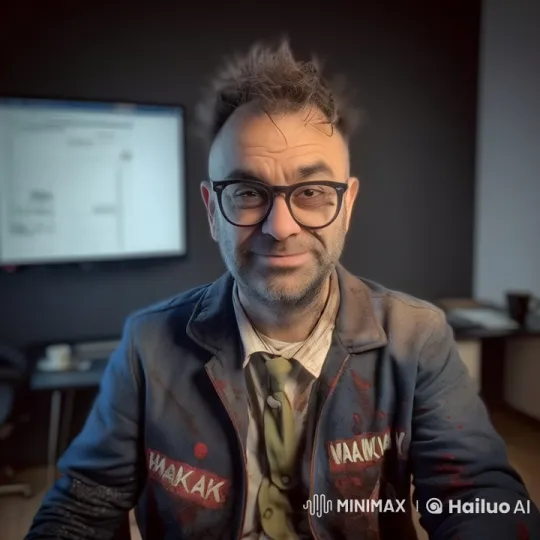 Individual's Identity Transformation in Office Setting – AI Generated Video | Hailuo AI