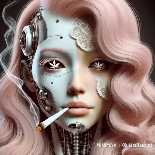 Cybernetic Woman Smoking: Serene, Hypnotic Blend of Human and Machine – AI Generated Video | Hailuo AI