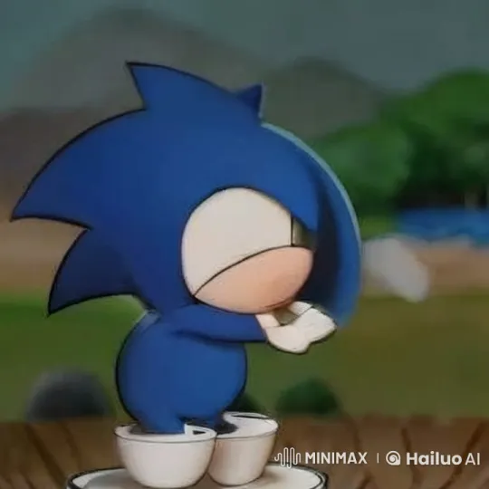 Sanic Claps in Peaceful Nature Setting – AI Generated Video | Hailuo AI