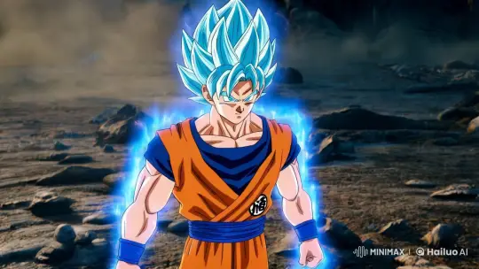 Goku's Ultra Instinct Transformation Captured in Slow-Motion – AI Generated Video | Hailuo AI
