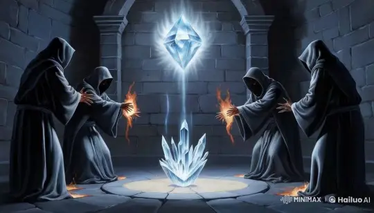 Mystical Ritual with Radiant Crystal in Stone Chamber – AI Generated Video | Hailuo AI