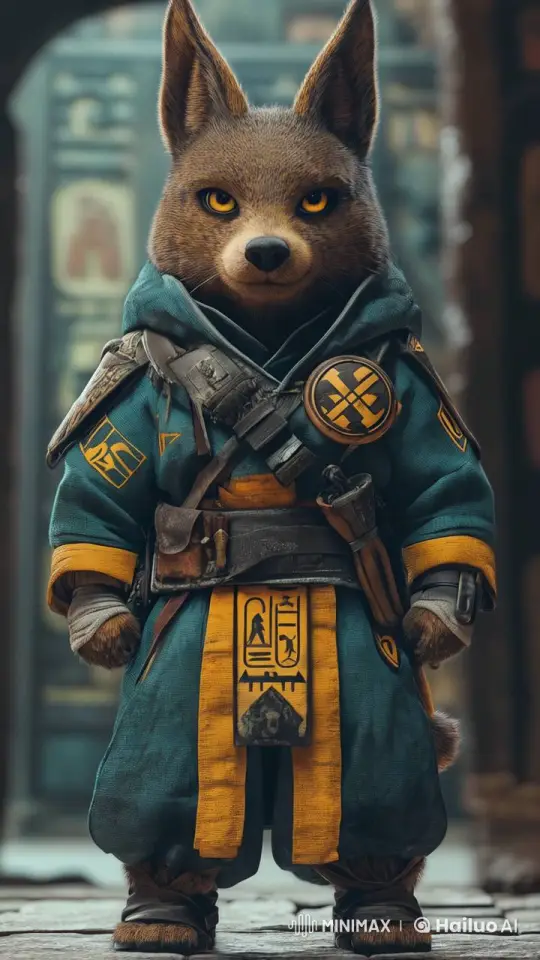 Anthropomorphic Fox in Medieval Setting – AI Generated Video | Hailuo AI