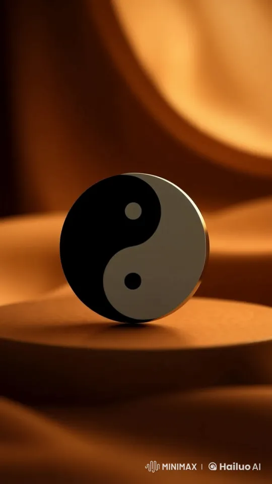4K Live2D Animation: Spinning Yin Yang in Slow Motion – AI Generated Video | Hailuo AI