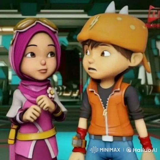 Futuristic Animated Characters Share Affection – AI Generated Video | Hailuo AI