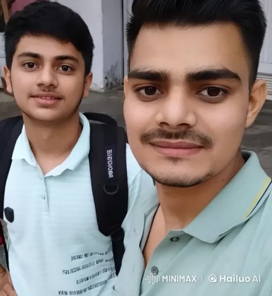 Young Men Share Affectionate Moment in Outdoor Setting – AI Generated Video | Hailuo AI