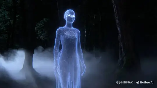 Moonlit Phantom Emerges in Enchanted Forest – AI Generated Video | Hailuo AI
