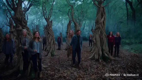 Surreal 'Human Forest' with Ethereal Lighting and Weeping Sounds – AI Generated Video | Hailuo AI