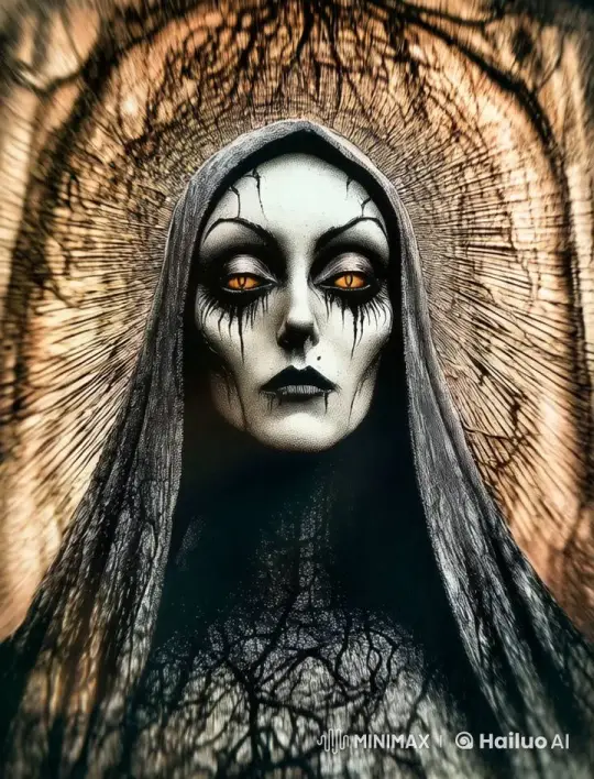 Eerie Figure Stands Amidst Supernatural Shadows – AI Generated Video | Hailuo AI