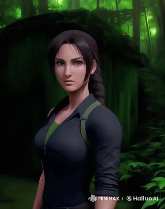 Woman Embarks on Mysterious Forest Adventure – AI Generated Video | Hailuo AI