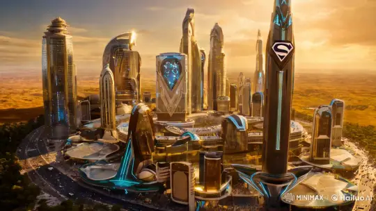 Superman's Utopian Earth: A Vision of Hope and Prosperity – AI Generated Video | Hailuo AI