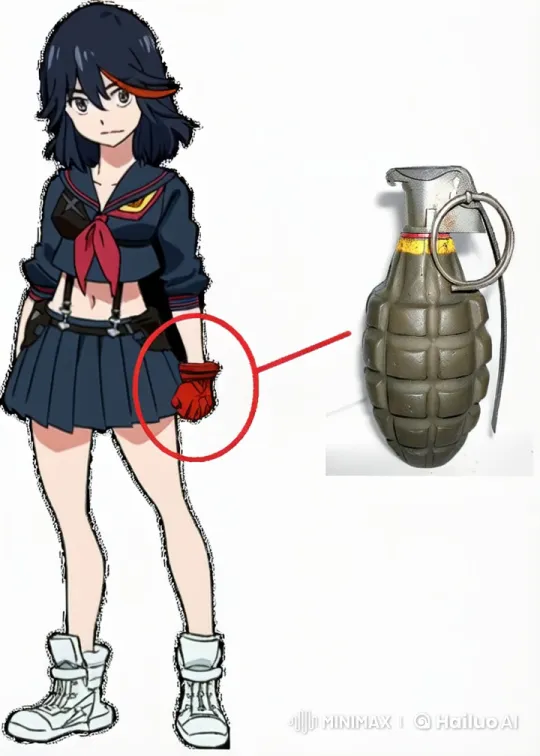 Magical Shrinking Scene with Character and Grenade – AI Generated Video | Hailuo AI