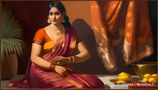 Graceful Bharatanatyam Dancer in Vibrant Saree – AI Generated Video | Hailuo AI