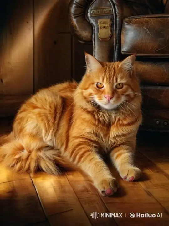 Curious Tabby Cat Leaps Towards the Camera – AI Generated Video | Hailuo AI