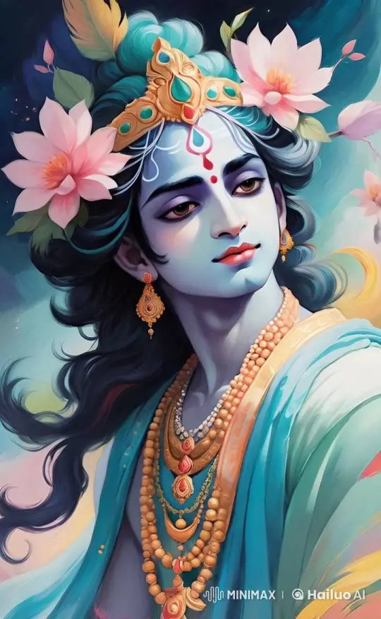 Serene Character in Live2D with Gentle Movements and Ornate Details – AI Generated Video | Hailuo AI