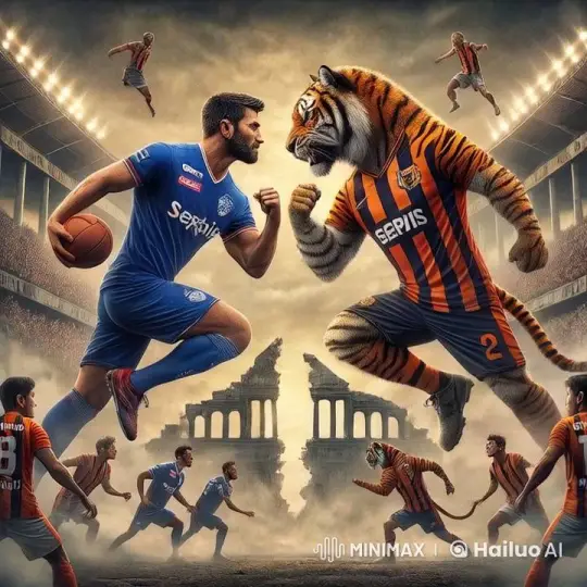Fantasy Sports Event: Tigers and Teams Clash in Epic Stadium – AI Generated Video | Hailuo AI