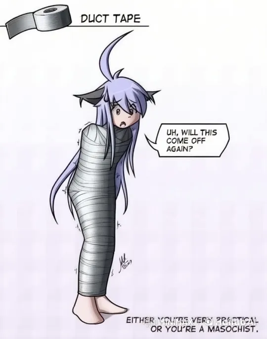 Character Struggles with Duct Tape Wrap – AI Generated Video | Hailuo AI