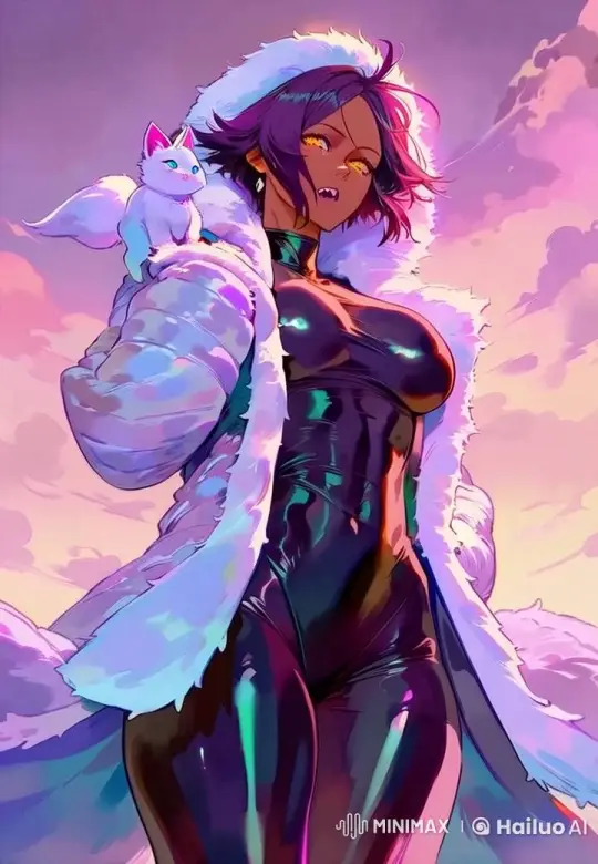 Winter Sky: A Powerful Figure with a Whimsical Companion – AI Generated Video | Hailuo AI