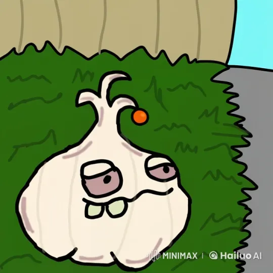 Animated Garlic Anticipates Explosive Moment – AI Generated Video | Hailuo AI